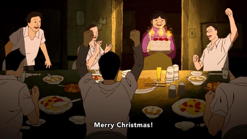 Ping Pong: the Animation - Christmas at Kong Wenge's apartment with his students