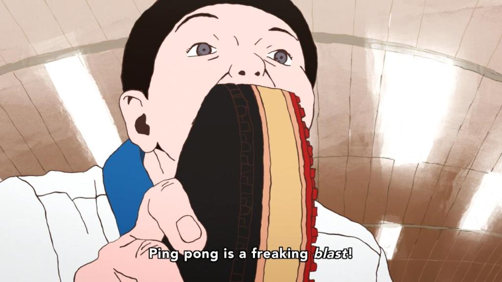 Ping Pong: The Animation - Peco says that ping pong is a freaking blast