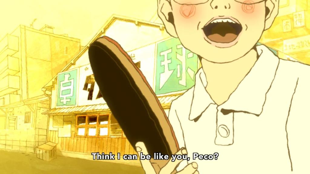 Ping Pong: The Animation - Think I can be like you Peco? Smile